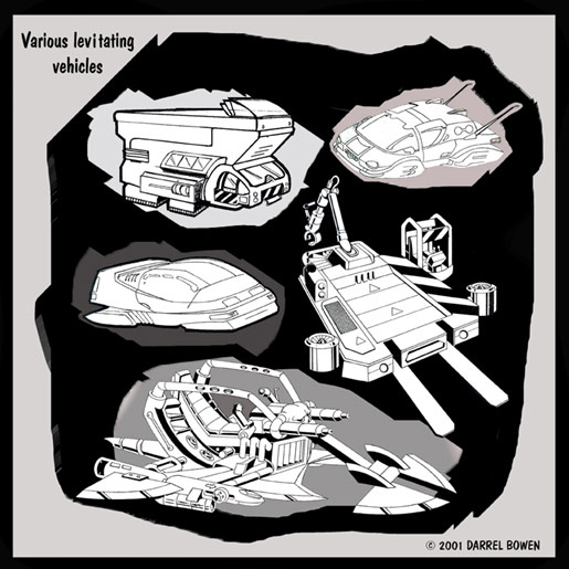 Various Levitating Vehicle