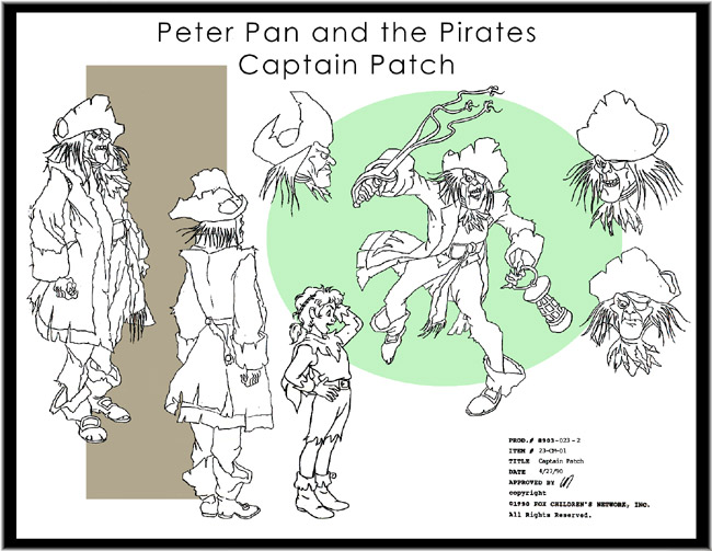 Captain Patch of Peter Pan