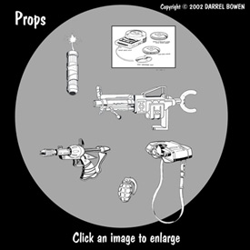 High Tech Props Composition 6